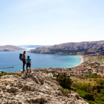 Family trips worldwide: the hike to a viewpoint above Baška